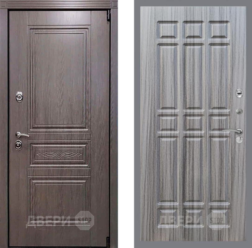 Входная металлическая Дверь Рекс (REX) Пренмиум-S FL-33 Сандал грей в Троицк