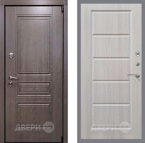 Входная металлическая Дверь Рекс (REX) Пренмиум-S FL-39 Беленый дуб в Троицк