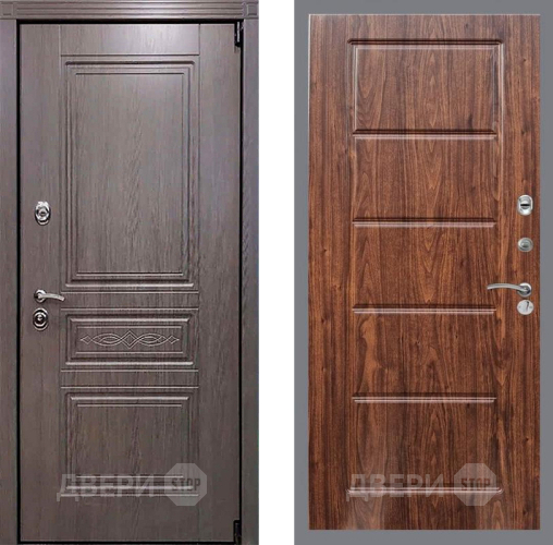 Входная металлическая Дверь Рекс (REX) Пренмиум-S FL-39 орех тисненый в Троицк