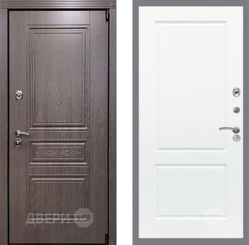 Входная металлическая Дверь Рекс (REX) Пренмиум-S FL-117 Силк Сноу в Троицк