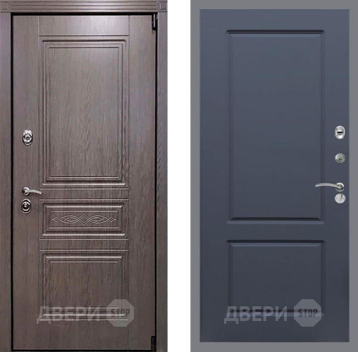 Входная металлическая Дверь Рекс (REX) Пренмиум-S FL-117 Силк титан в Троицк