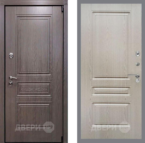 Входная металлическая Дверь Рекс (REX) Пренмиум-S FL-243 Беленый дуб в Троицк