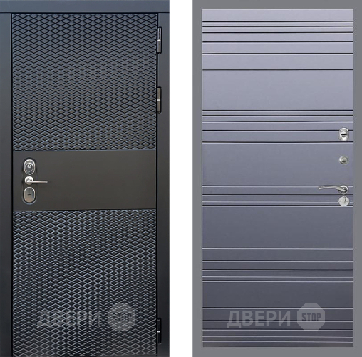 Дверь Стоп БЛЭК CISA Лайн Силк титан в Троицк