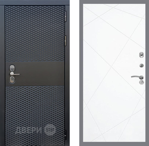 Входная металлическая Дверь Стоп БЛЭК CISA ФЛ-291 Силк Сноу в Троицк