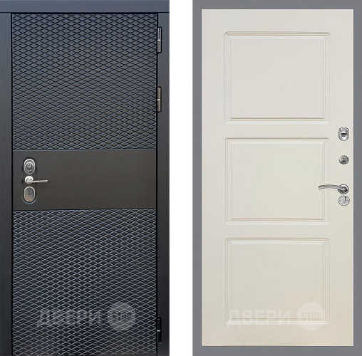 Входная металлическая Дверь Стоп БЛЭК CISA ФЛ-3 Шампань в Троицк