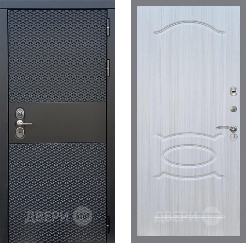 Входная металлическая Дверь Стоп БЛЭК CISA ФЛ-128 Сандал белый в Троицк