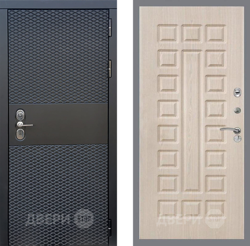 Входная металлическая Дверь Стоп БЛЭК CISA ФЛ-183 Беленый дуб в Троицк