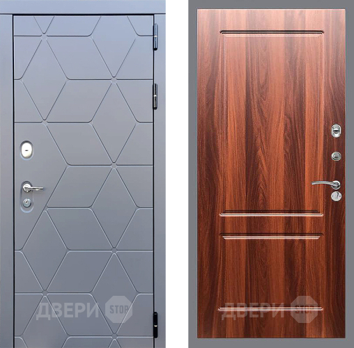 Входная металлическая Дверь Стоп КОСМО ФЛ-117 Итальянский орех в Троицк