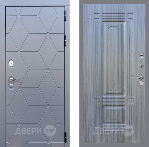 Входная металлическая Дверь Стоп КОСМО ФЛ-2 Сандал грей в Троицк