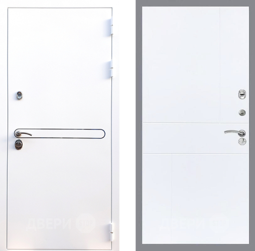 Входная металлическая Дверь Стоп Лайн Вайт ФЛ-290 Силк Сноу в Троицк