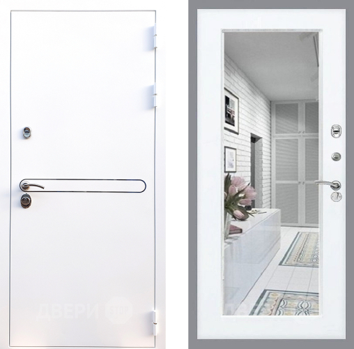 Дверь Стоп Лайн Вайт Зеркало Силк Сноу в Троицк