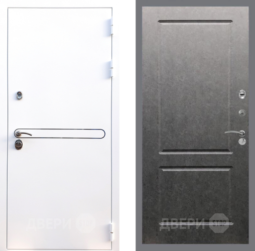 Входная металлическая Дверь Стоп Лайн Вайт ФЛ-117 Штукатурка графит в Троицк