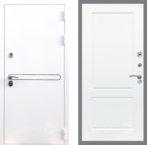 Входная металлическая Дверь Стоп Лайн Вайт ФЛ-117 Силк Сноу в Троицк