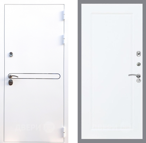 Входная металлическая Дверь Стоп Лайн Вайт ФЛ-119 Силк Сноу в Троицк