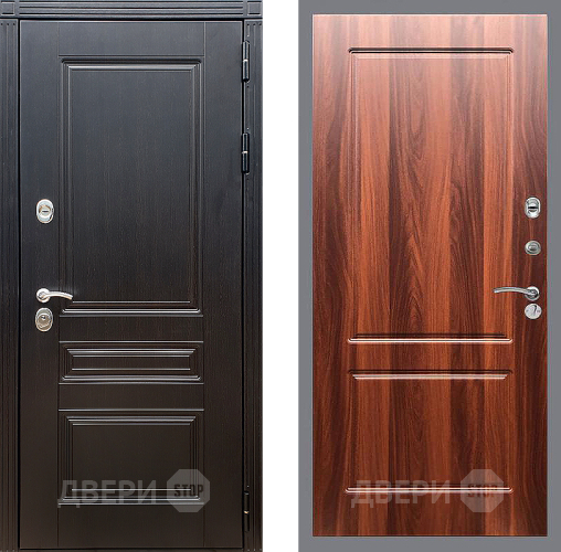 Входная металлическая Дверь Стоп МЕГАПОЛИС ФЛ-117 Итальянский орех в Троицк