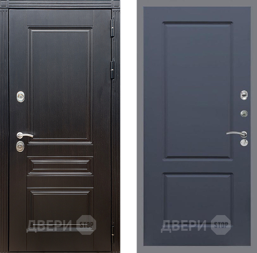 Входная металлическая Дверь Стоп МЕГАПОЛИС ФЛ-117 Силк титан в Троицк