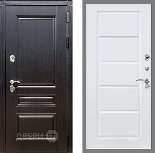 Входная металлическая Дверь Стоп МЕГАПОЛИС ФЛ-39 Силк Сноу в Троицк