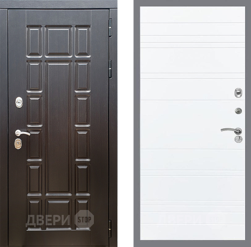 Входная металлическая Дверь Стоп НЬЮ ЙОРК Лайн Силк Сноу в Троицк