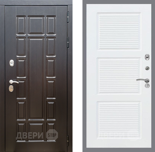 Входная металлическая Дверь Стоп НЬЮ ЙОРК ФЛ-1 Силк Сноу в Троицк