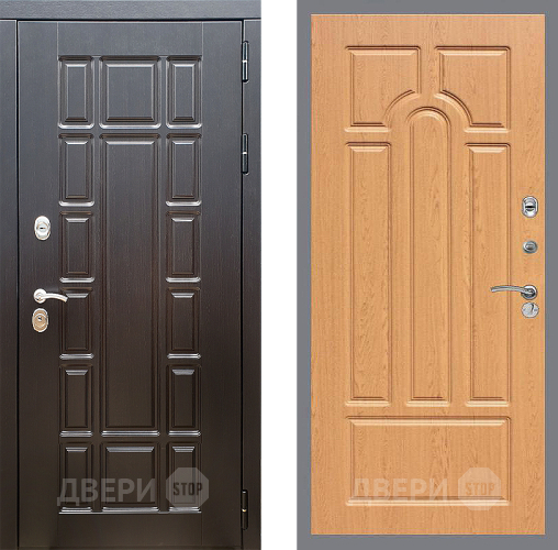 Входная металлическая Дверь Стоп НЬЮ ЙОРК ФЛ-58 Дуб в Троицк