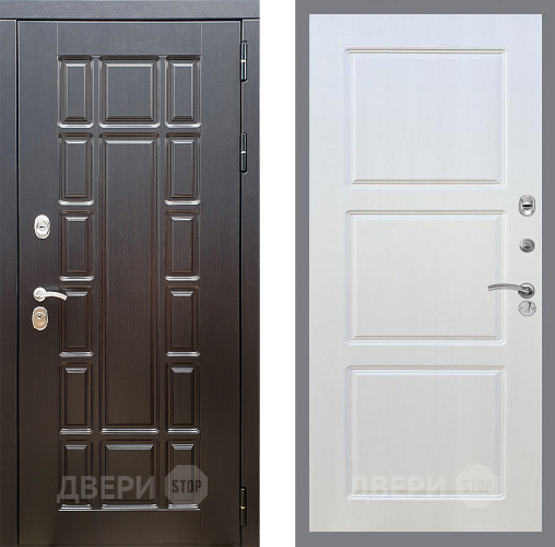 Входная металлическая Дверь Стоп НЬЮ ЙОРК ФЛ-3 Лиственница беж в Троицк