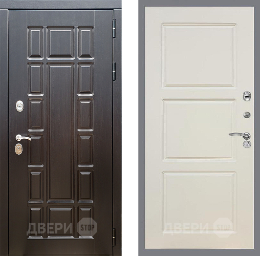 Входная металлическая Дверь Стоп НЬЮ ЙОРК ФЛ-3 Шампань в Троицк