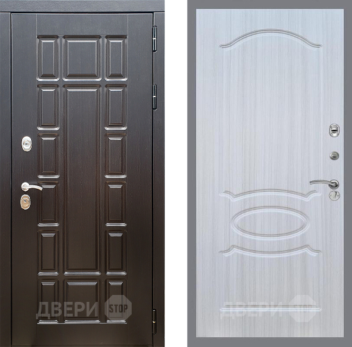 Входная металлическая Дверь Стоп НЬЮ ЙОРК ФЛ-128 Сандал белый в Троицк