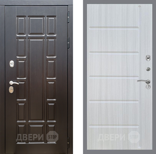 Входная металлическая Дверь Стоп НЬЮ ЙОРК ФЛ-102 Сандал белый в Троицк