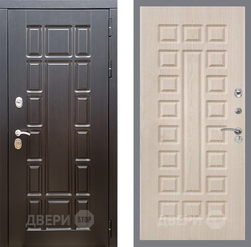 Входная металлическая Дверь Стоп НЬЮ ЙОРК ФЛ-183 Беленый дуб в Троицк