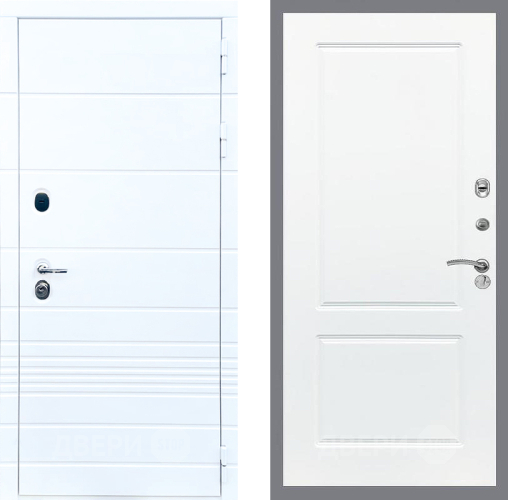 Входная металлическая Дверь Стоп ТРЕНДО ФЛ-117 Силк Сноу в Троицк