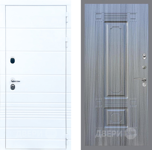 Входная металлическая Дверь Стоп ТРЕНДО ФЛ-2 Сандал грей в Троицк