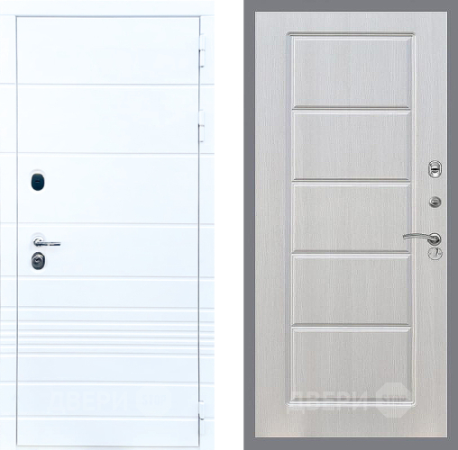 Входная металлическая Дверь Стоп ТРЕНДО ФЛ-39 Лиственница беж в Троицк