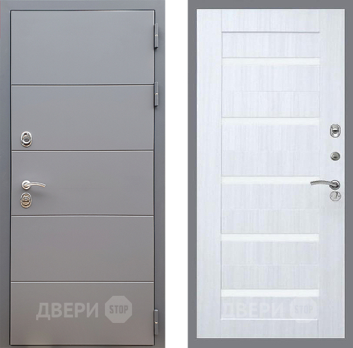 Дверь Стоп АРТ ГРАФИТ СБ-14 Сандал белый в Троицк