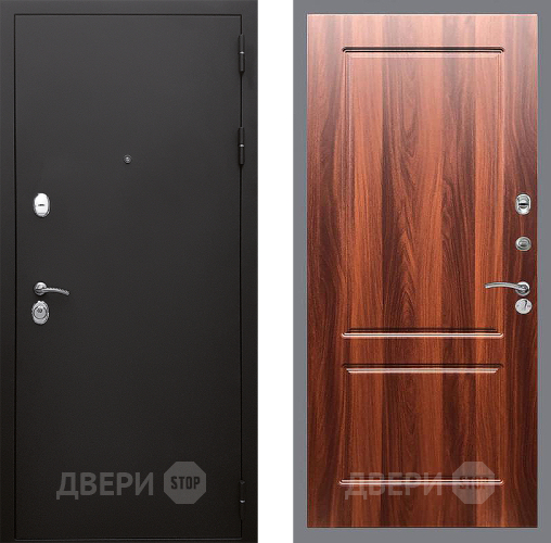 Входная металлическая Дверь Стоп КЛАССИК Шагрень ФЛ-117 Итальянский орех в Троицк