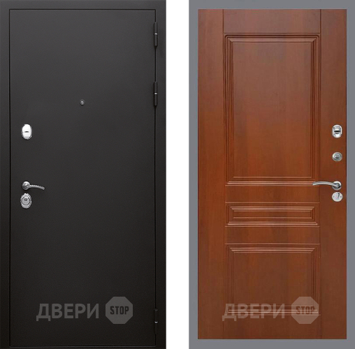 Входная металлическая Дверь Стоп КЛАССИК Шагрень ФЛ-243 Итальянский орех в Троицк