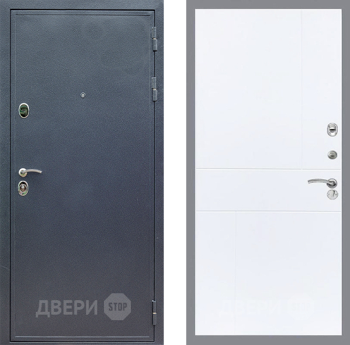 Входная металлическая Дверь Стоп СИЛЬВЕР ФЛ-290 Силк Сноу в Троицк
