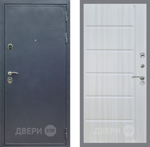 Входная металлическая Дверь Стоп СИЛЬВЕР ФЛ-102 Сандал белый в Троицк