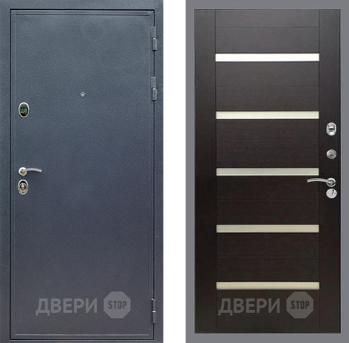 Дверь Стоп СИЛЬВЕР СБ-14 венге поперечный в Троицк