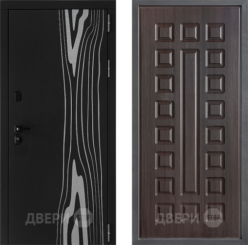 Входная металлическая Дверь Дверной континент ДК-12 ФЛ-183 Венге в Троицк
