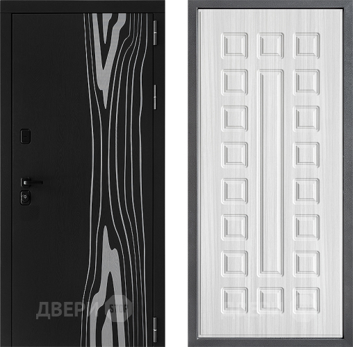 Входная металлическая Дверь Дверной континент ДК-12 ФЛ-183 Сандал белый в Троицк