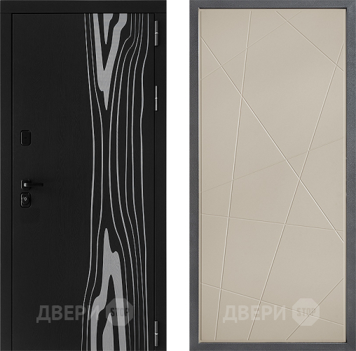 Входная металлическая Дверь Дверной континент ДК-12 ФЛ-655 Капучино в Троицк