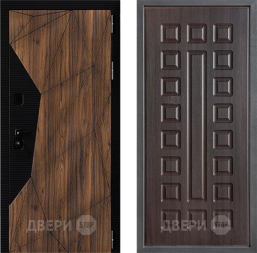 Входная металлическая Дверь Дверной континент ДК-11 ФЛ-183 Венге в Троицк