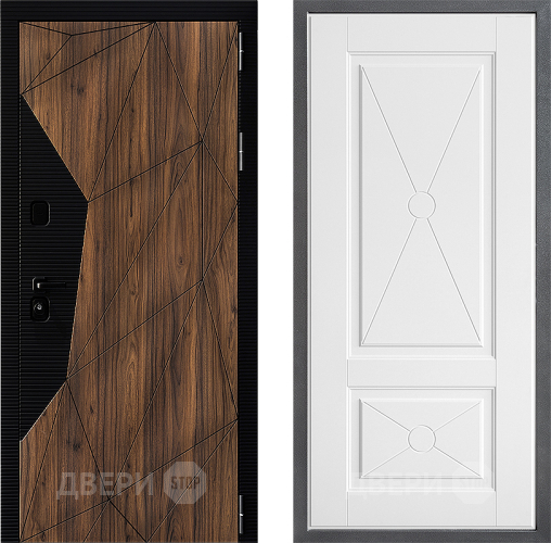 Входная металлическая Дверь Дверной континент ДК-11 ФЛ-617 Софт милк в Троицк