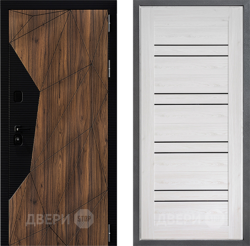 Входная металлическая Дверь Дверной континент ДК-11 ФЛ-49 Сосна белая в Троицк