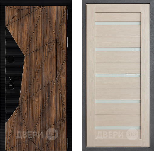 Входная металлическая Дверь Дверной континент ДК-11 ФЛ-47 Капучино в Троицк