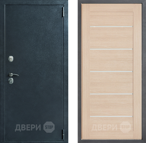 Входная металлическая Дверь Дверной континент ДК-70 Дизайн ФЛ-46 Капучино в Троицк