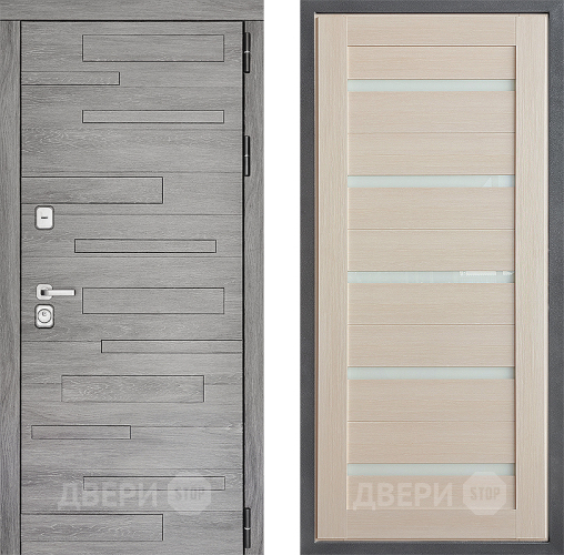 Входная металлическая Дверь Дверной континент ДК-10 ФЛ-47 Капучино в Троицк