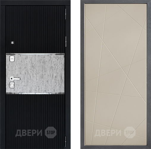Входная металлическая Дверь Дверной континент ДК-13 ФЛ-655 Капучино в Троицк