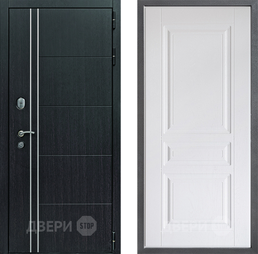 Входная металлическая Дверь Дверной континент Теплолюкс Дизайн ФЛ-243 Альберо Браш серебро в Троицк