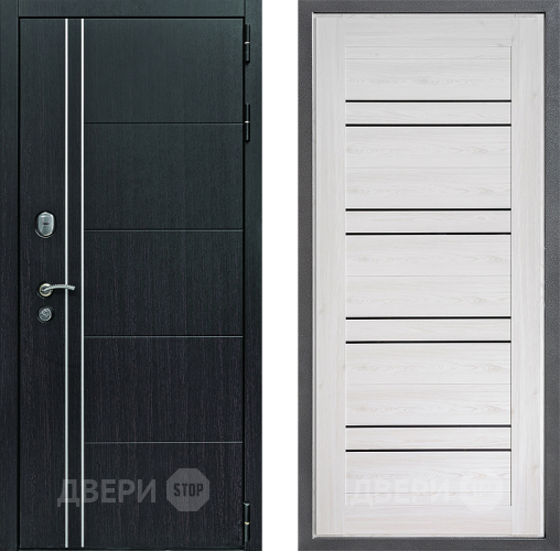 Входная металлическая Дверь Дверной континент Теплолюкс Дизайн ФЛ-49 Сосна белая в Троицк